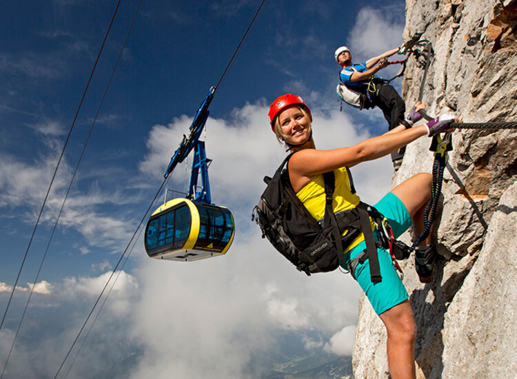 Climbing in Schladming - The Dachstein | © Herbert Raffalt