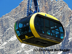 Panorama Gondel mit Dachsteingipfel | © Mediadome/Christoph Buchegger