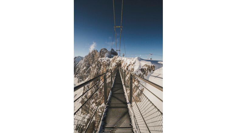 Hängebrücke | © David McConaghy Suspension Bridge, Dachstein Glacier (c) David McConaghy