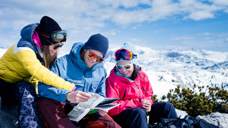 Jausenpause bei der Dachsteinüberquerung | © Markus Rohrbacher