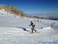 Cross-country skiing on the Dachstein with dream weather | © TVB Ramsau / Christian Hoffmann